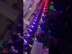 12pcs 40W RGBW 4 in 1 LED-Strahlwasch bewegliche Kopflicht für Hochzeitsleuchten